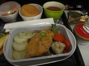 Food on plane! 